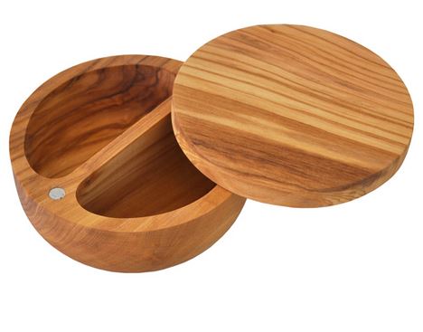 Olive Wood Salt and Pepper Cellar